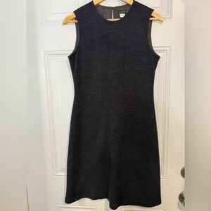 J. Crew Black Sleeveless Sheath Dress